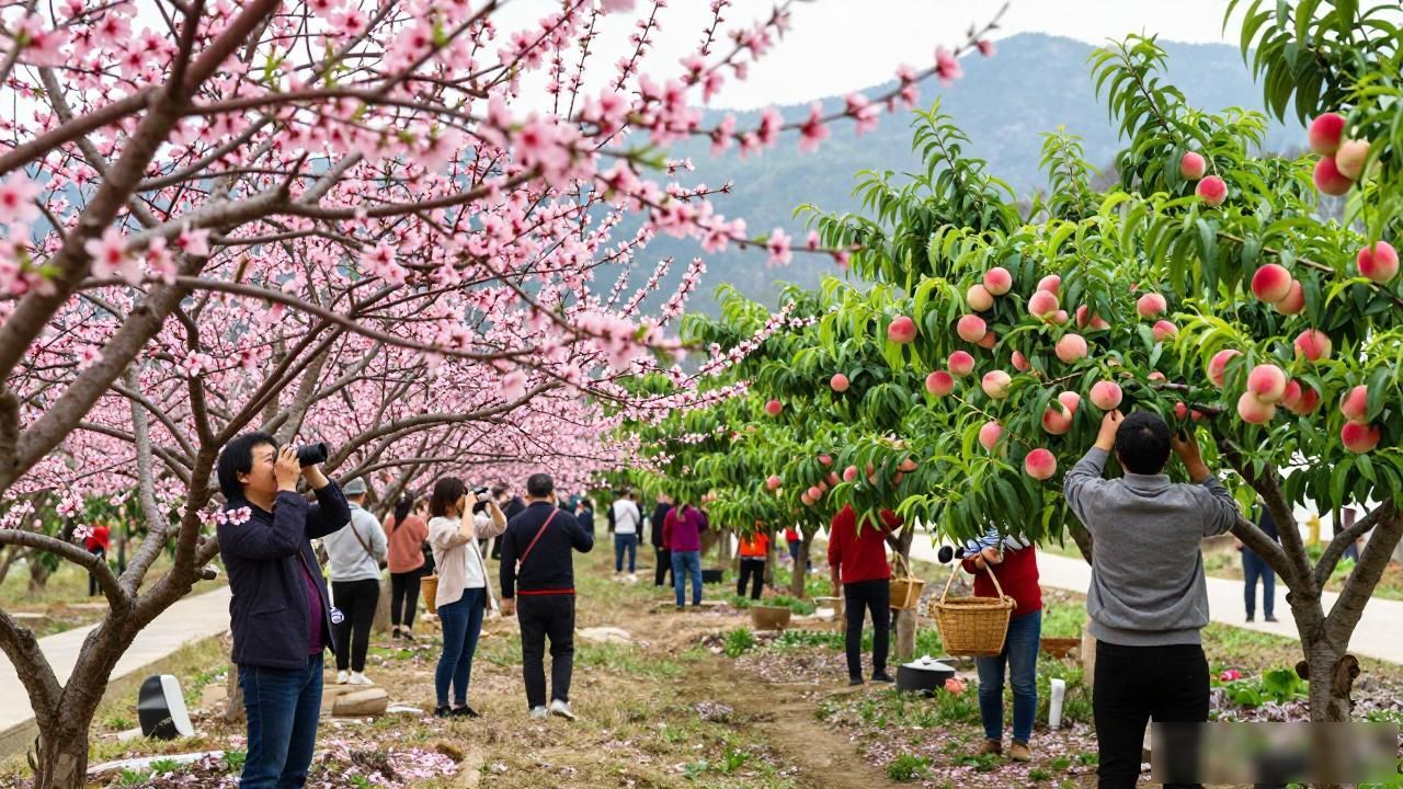 蜜桃产区卖桃子？玩好一二三产品，收入翻十倍